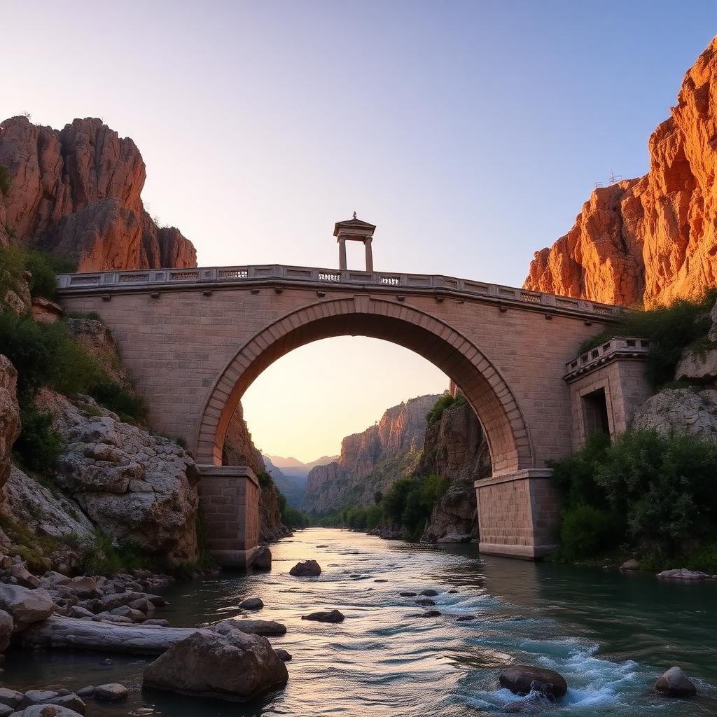 Roman Cendere Bridge in Adıyaman